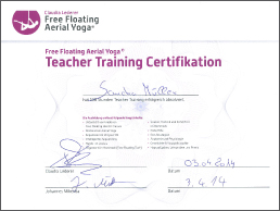 Zertifikat Yoga Teacher Training